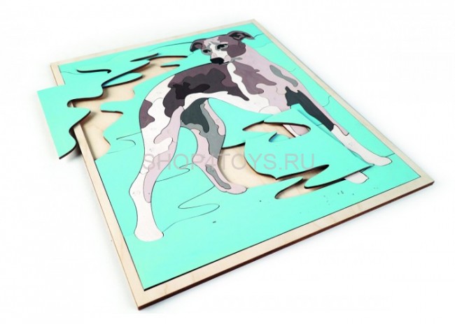 Пазл деревянный Lemmo Собака - 00-1 Пазл деревянный Lemmo Собака - 00-1