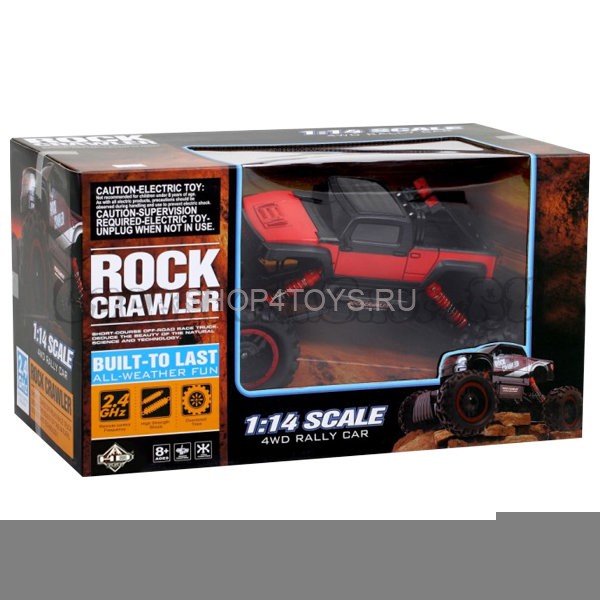 Радиоуправляемый краулер Rock Crawler 4WD 1:14 RTR 2.4G - HB-P1404