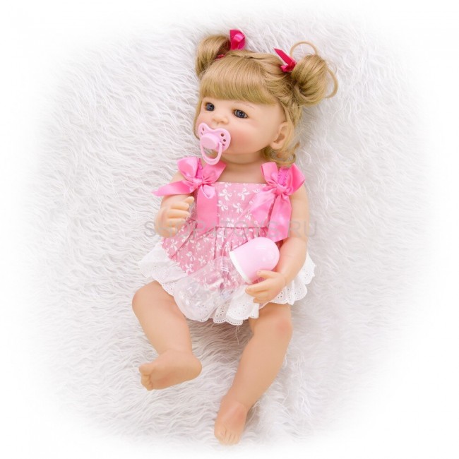 Реборн Анна девочка с полностью силиконовым телом