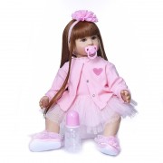 Реборн девочка с длинными волосами Анюта Реборн девочка с длинными волосами Анюта