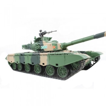 Радиоуправляемый танк Heng Long ZTZ99 1:16 - 3899-1 Радиоуправляемая модель серийного китайского основного боевого танка третьего поколения «Тип 99» (ZTZ-99) с дымовыми эффектами