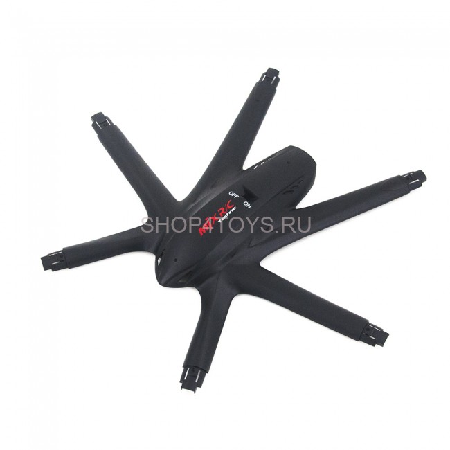 Верхняя часть корпуса (черный) для квадрокоптера MJX X601H - MJX-600002