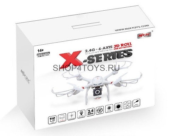 Радиоуправляемый квадрокоптер c HD FPV камерой MJX X101 6-Axis 2.4G - X101-4016
