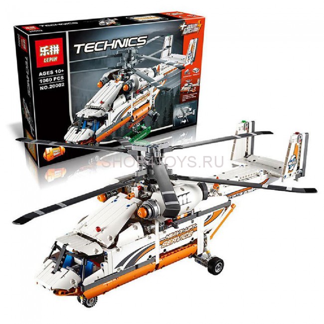 Конструктор Lepin Technics 20002 грузовой вертолет - Technic 42052 Конструктор Lepin Technics 20002 грузовой вертолет - Technic 42052