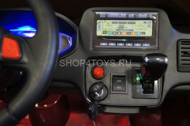 Детский электромобиль Mercedes GL63 AMG Black LUXURY 4WD MP4 2.4G - SX1588-H