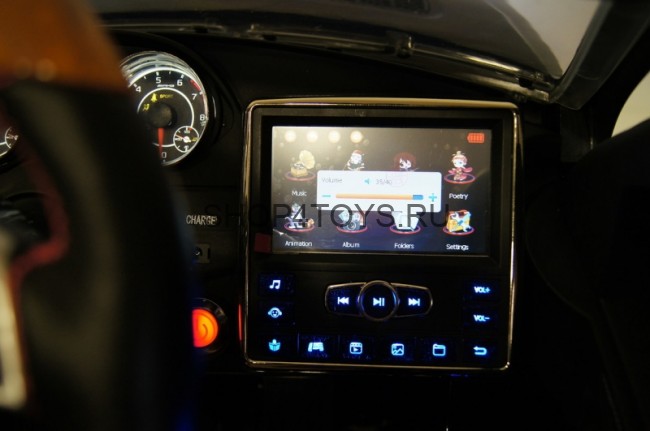 Детский электромобиль Mercedes GL63 AMG Black LUXURY 4WD MP4 2.4G - SX1588-H