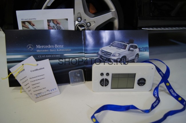 Детский электромобиль Mercedes GL63 AMG Black LUXURY 4WD MP4 2.4G - SX1588-H