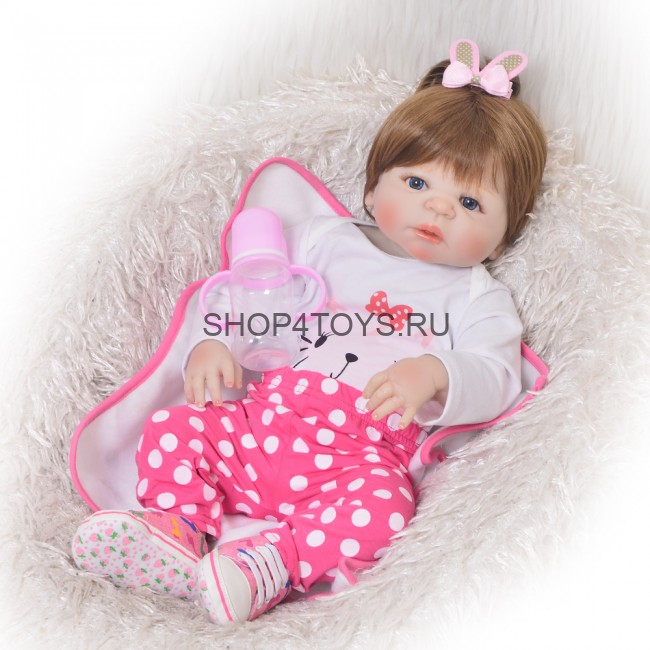 Кукла реборн девочка с рыжими волосами Кукла реборн девочка с рыжими волосами