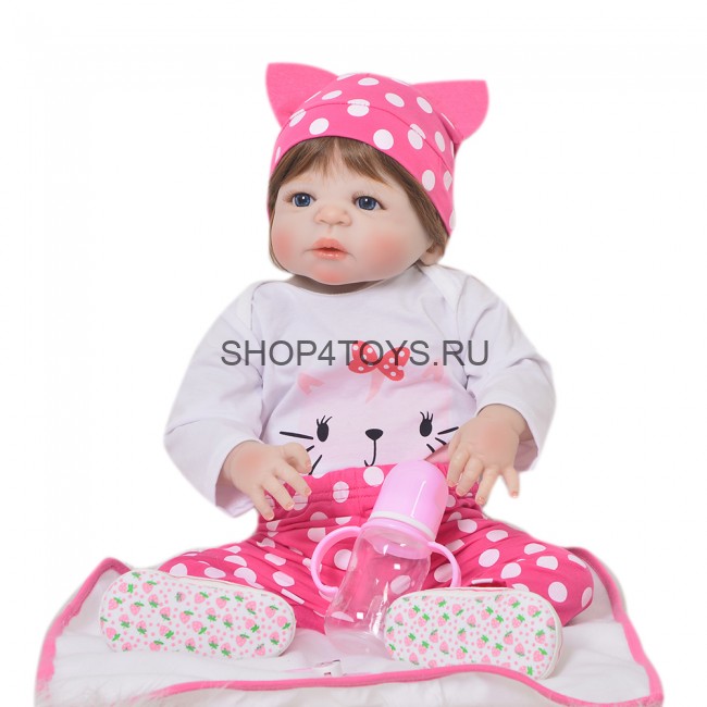 Кукла реборн девочка с рыжими волосами Кукла реборн девочка с рыжими волосами