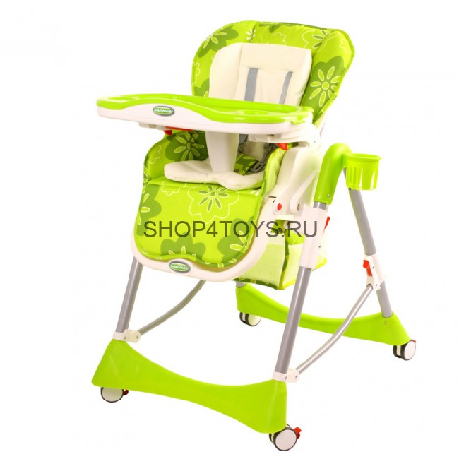 Детcкий стульчик для кормления BabyOne (зеленый)