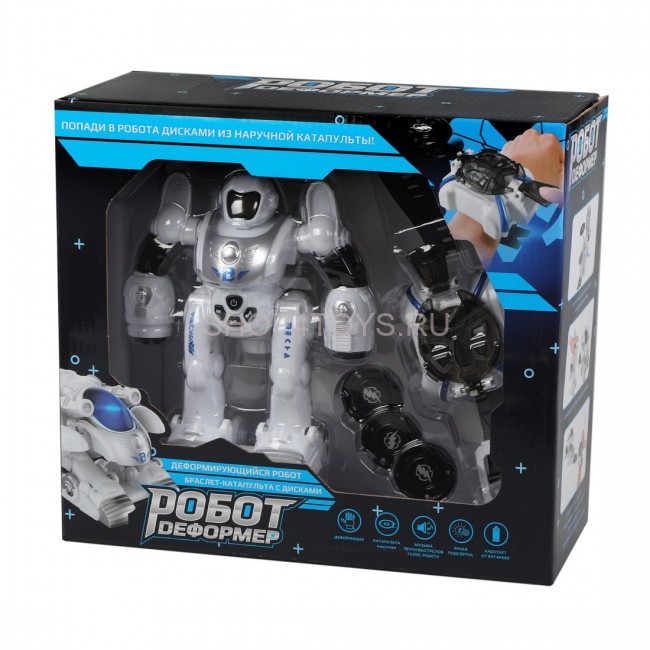 Робот-трансформер Zhorya Деформер с наручной катапультой - ZYB-B3118 Робот-трансформер Zhorya Деформер с наручной катапультой - ZYB-B3118