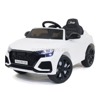 Детский электромобиль Audi RS Q8 12V 2WD - HL518-LUX-WHITE Детский электромобиль AUDI RSQ8 HL518 по лицензии известного автоконцерна выполнен по стилю легендарного автомобиля AUDI Q8