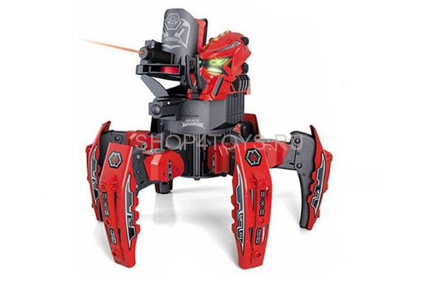 Радиоуправляемый робот-паук Space Warrior с дисками и лазерным прицелом 2.4G - KY9005-1 Радиоуправляемый робот-паук Space Warrior с дисками и лазерным прицелом 2.4G - KY9005-1