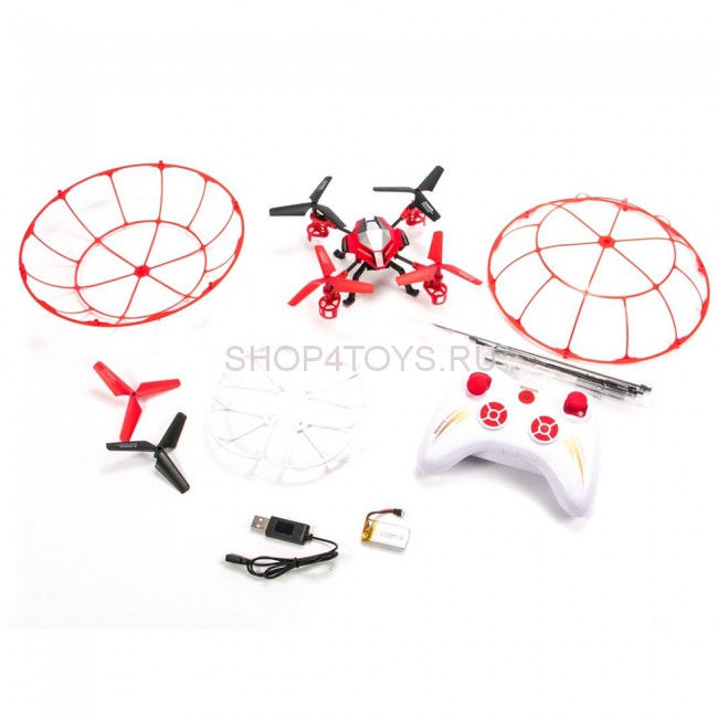 Радиоуправляемый квадрокоптер с защитой (в шаре) SkyTech M61S RTF 2.4G - SKY-M61S Радиоуправляемый квадрокоптер с защитой (в шаре) SkyTech M61S RTF 2.4G - SKY-M61S