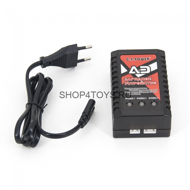 Зарядное устройство для 2S, 3S LiPo аккумуляторов G.T.POWER A3 - GTP-A3 Зарядное устройство для 2S, 3S LiPo аккумуляторов G.T.POWER A3 - GTP-A3