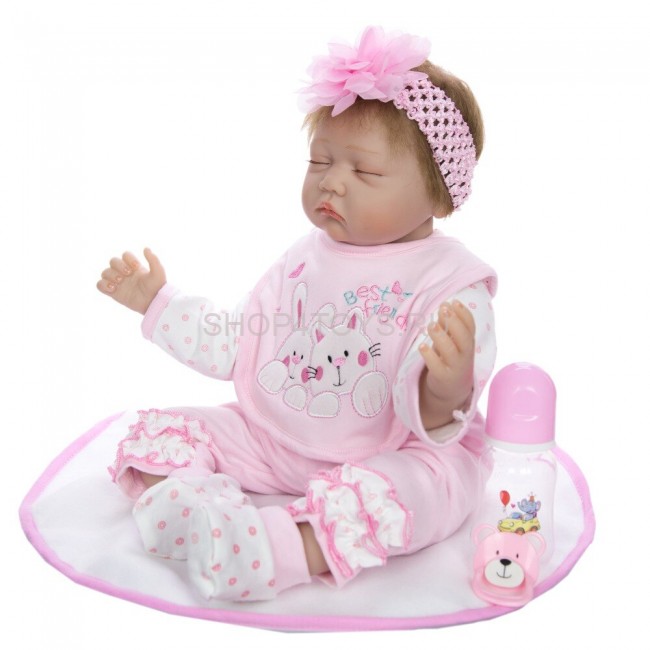 Реборн с закрытыми глазами девочка Алинка Реборн с закрытыми глазами девочка Алинка