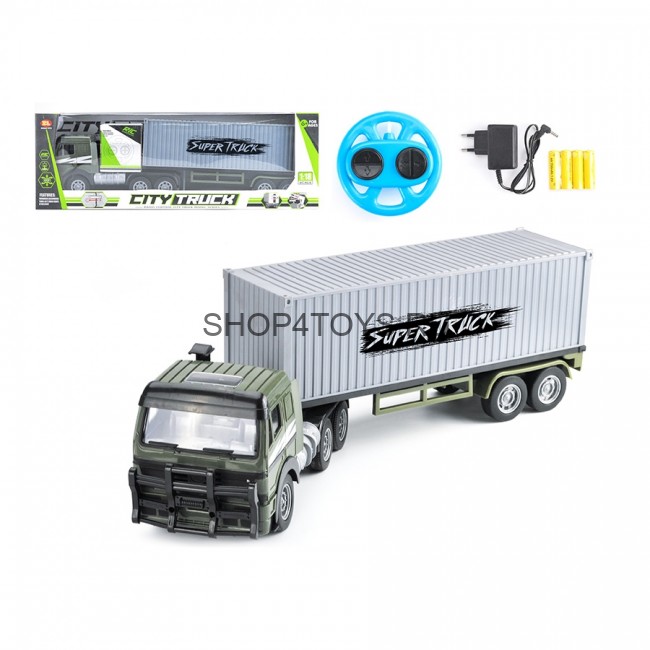 Радиоуправляемый контейнеровоз CityTruck 1:18 - 551-B1