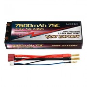 Аккумулятор Vant Li-Po 7.4V 7600 75C S Deans plug - VANT-7600-75C-2S-T Аккумулятор Vant Li-Po 7.4V 7600 75C S Deans plug - VANT-7600-75C-2S-T