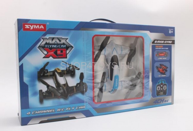 Радиоуправляемый квадрокоптер Syma Max Flying Car X9 - X9 Радиоуправляемый квадрокоптер Syma Max Flying Car X9 - X9