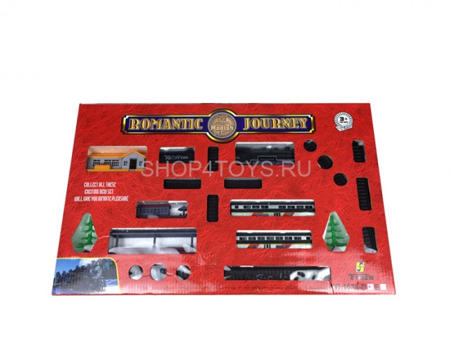 Железная дорога Fenfa ''Классический поезд'' с ж/д станцией (свет, звук, длина пути 4,3 м) - 1638D