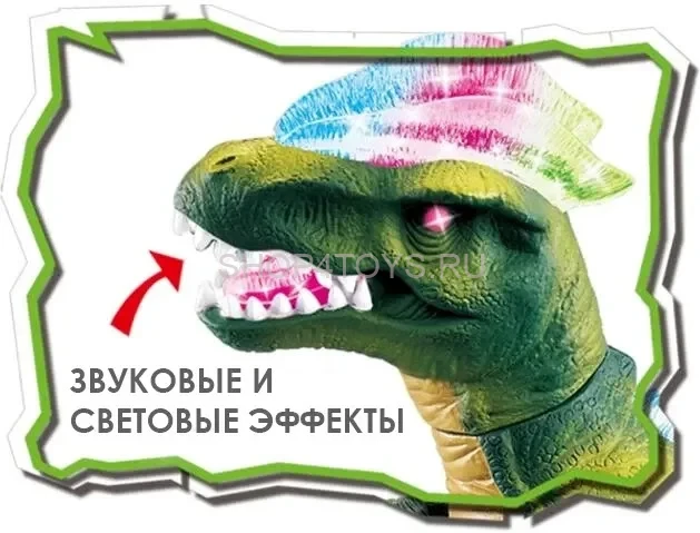 Радиоуправляемый динозавр Тираннозавр JiaQi (световые и звуковые эффекты) - TT348 Радиоуправляемый динозавр Тираннозавр JiaQi (световые и звуковые эффекты) - TT348