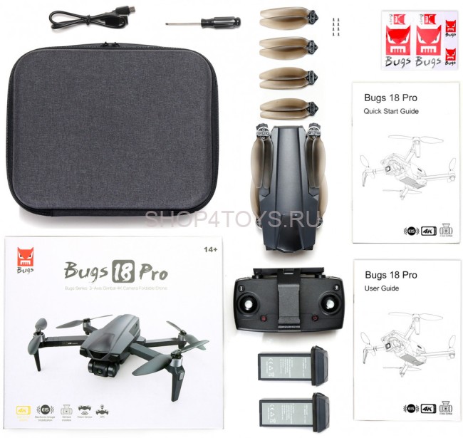 Квадрокоптер MJX B18 PRO Combo 4K 3-Axis Gimbal EIS GPS 5G (2 АКБ) - MJX-B18PRO-COMBO Квадрокоптер MJX B18 PRO Combo 4K 3-Axis Gimbal EIS GPS 5G (2 АКБ) - MJX-B18PRO-COMBO