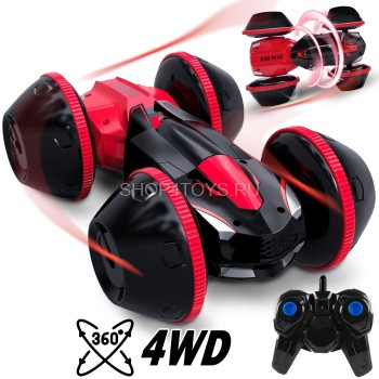 Радиоуправляемая красная трюковая машина Mekbao Тайфун 2.4G - 5588-613-RED Радиоуправляемая красная трюковая машина Mekbao Тайфун 2.4G - 5588-613-RED