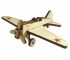 Конструктор 3D деревянный подвижный Lemmo Советский самолет И-15 - И-15