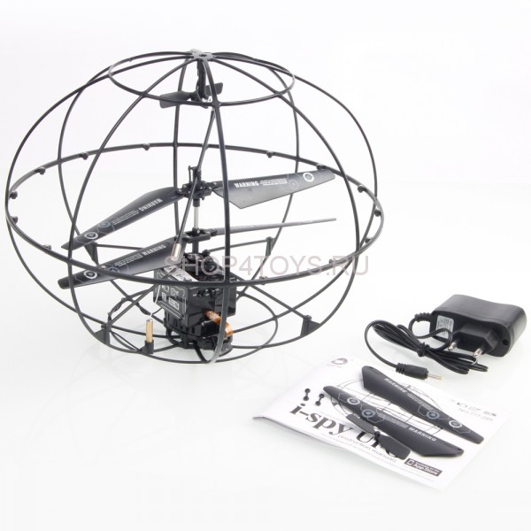 Радиоуправляемый вертолет-шар с камерой HappyCow Robotic UFO - 777-289 Радиоуправляемый вертолет-шар с камерой HappyCow Robotic UFO - 777-289