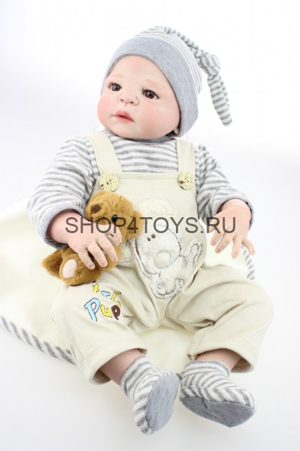Реборн мальчик с силиконовым телом Борисфен