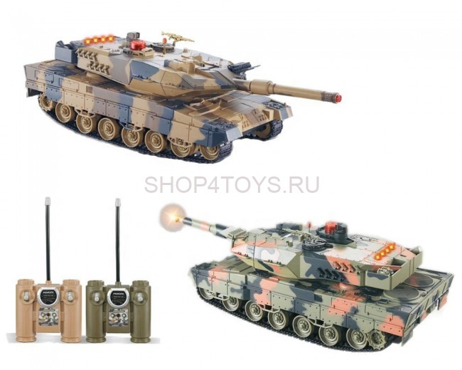 Радиоуправляемый танковый бой Huan Qi Abrams vs Abrams 1:24 2.4G - HQ558 Радиоуправляемый танковый бой Huan Qi Abrams vs Abrams 1:24 2.4G - HQ558