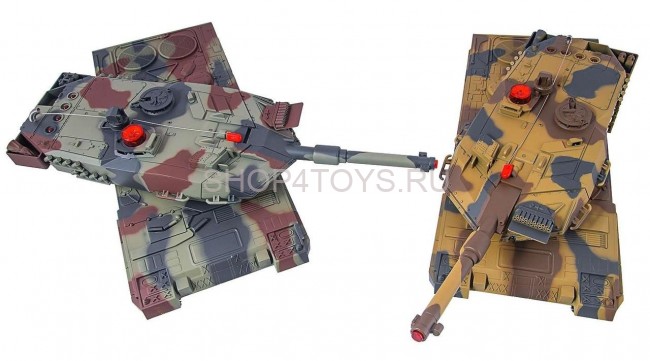 Радиоуправляемый танковый бой Huan Qi Abrams vs Abrams 1:24 2.4G - HQ558 Радиоуправляемый танковый бой Huan Qi Abrams vs Abrams 1:24 2.4G - HQ558