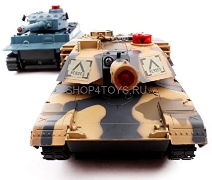 Радиоуправляемый танковый бой VS Tank Huan Qi Abrams vs Tiger 1:32 2.4G - HQ5001 Радиоуправляемый танковый бой VS Tank Huan Qi Abrams vs Tiger 1:32 2.4G - HQ5001