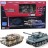 Радиоуправляемый танковый бой VS Tank Huan Qi Abrams vs Tiger 1:32 2.4G - HQ5001