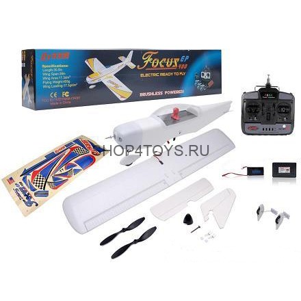 Радиоуправляемый самолет Dynam Focus EP 400 (EPO) RTF 2.4G - DY8921 Радиоуправляемый самолет Dynam Focus EP 400 (EPO) RTF 2.4G - DY8921