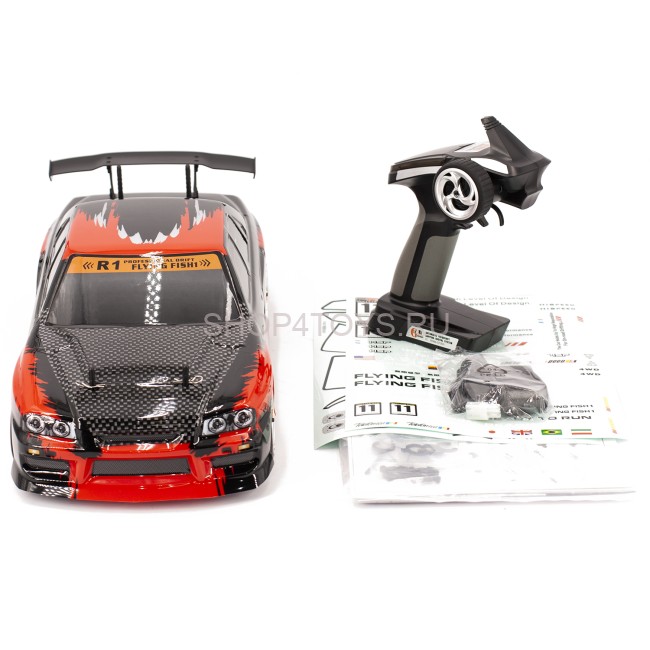 Радиоуправляемый автомобиль для дрифта HSP Flying Fish 1 - 1:10 4WD - 94123-12335 Радиоуправляемый автомобиль для дрифта HSP Flying Fish 1 - 1:10 4WD - 94123-12335