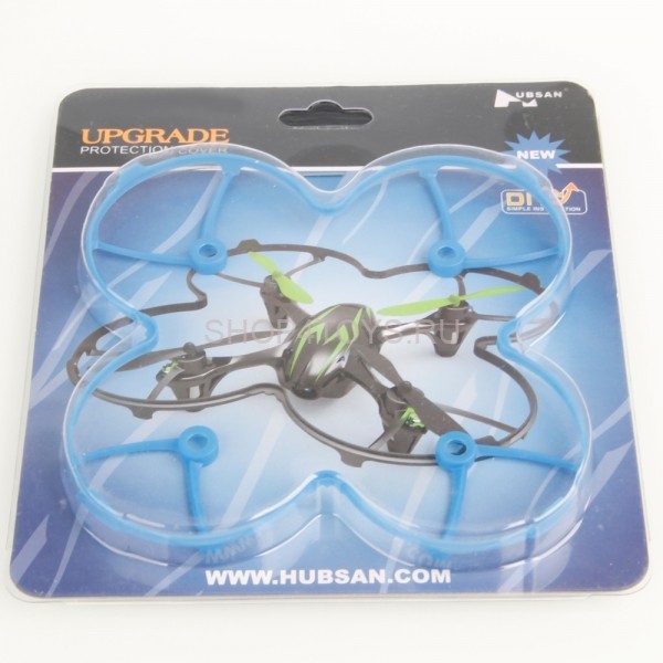 Защита лопастей синяя для квадрокоптера Hubsan H107L/H107C/H107D - H107C-A21