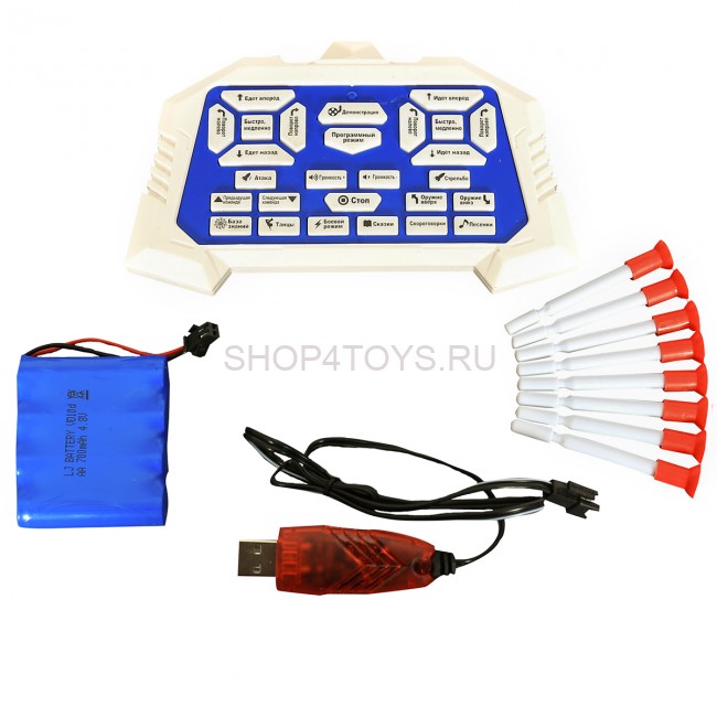 Радиоуправляемый интерактивный робот CraZon (стреляет присосками) - ZYA-A2721-1 Радиоуправляемый интерактивный робот CraZon (стреляет присосками) - ZYA-A2721-1