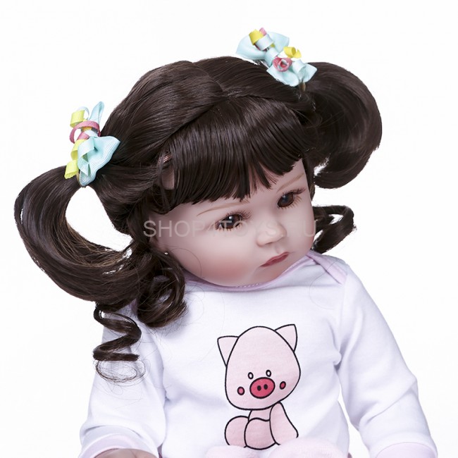 Реборн силиконовая малышка Вика