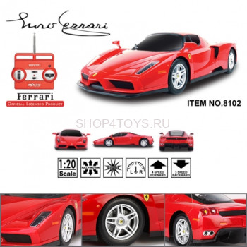 Радиоуправляемый автомобиль MJX Enzo Ferrari 1:20 - 8102 Полноуправляемая модель, полностью повторяющая внешний вид автомобиля Энцо Феррари. Игрушка официально лицензирована Ferrari Spa.