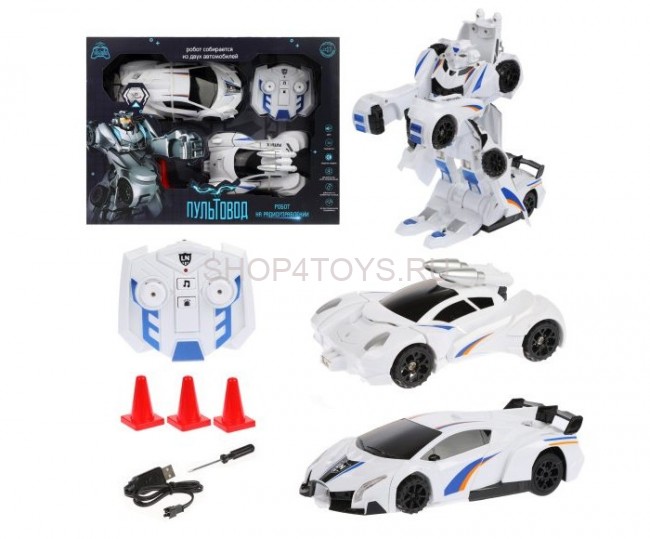 Радиоуправляемый трансформер робот, собирается из двух автомобилей - ZYA-A2768 Радиоуправляемый трансформер робот, собирается из двух автомобилей - ZYA-A2768