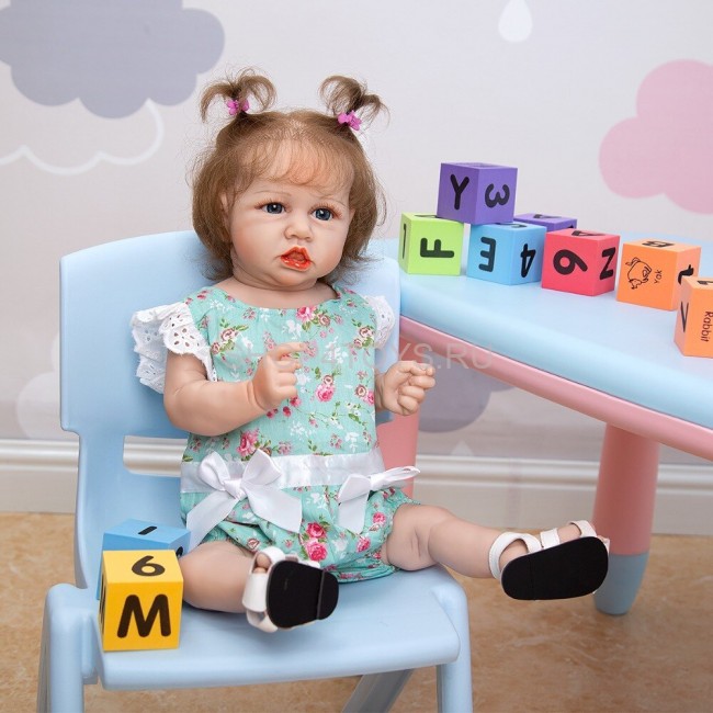 Реборн силиконовая Машуля