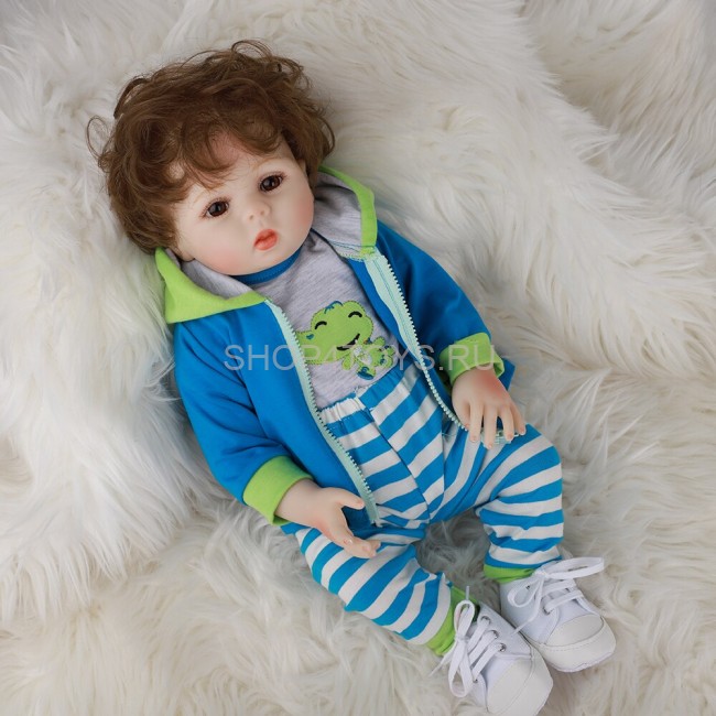 Реборн силиконовый мальчик Тимоша