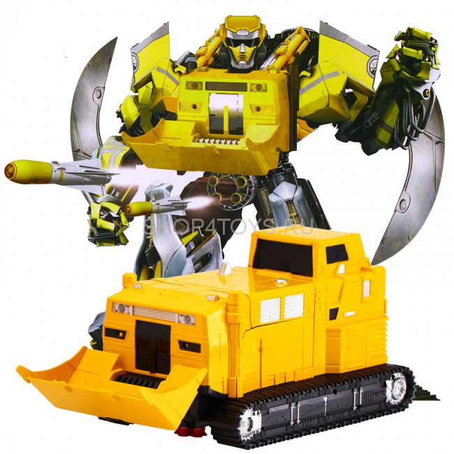 Радиоуправляемый трансформер - бульдозер, стреляющий присосками 1:14 2.4G - MZ-2377PF Радиоуправляемый трансформер - бульдозер, стреляющий присосками 1:14 2.4G - MZ-2377PF