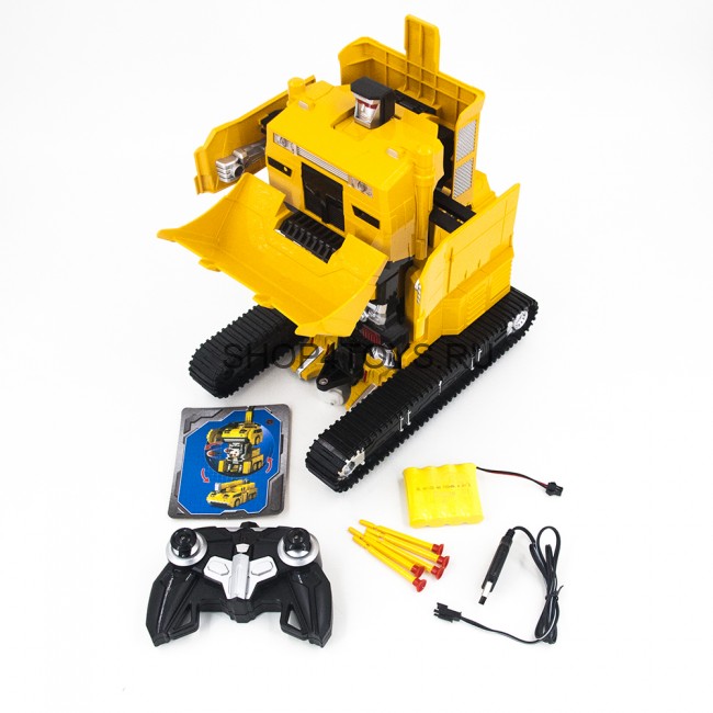 Радиоуправляемый трансформер - бульдозер, стреляющий присосками 1:14 2.4G - MZ-2377PF Радиоуправляемый трансформер - бульдозер, стреляющий присосками 1:14 2.4G - MZ-2377PF