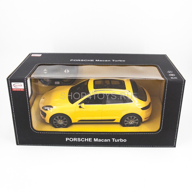 Радиоуправляемая машина Rastar Porsche Macan Turbo Yellow 1:14 - 73300-Y