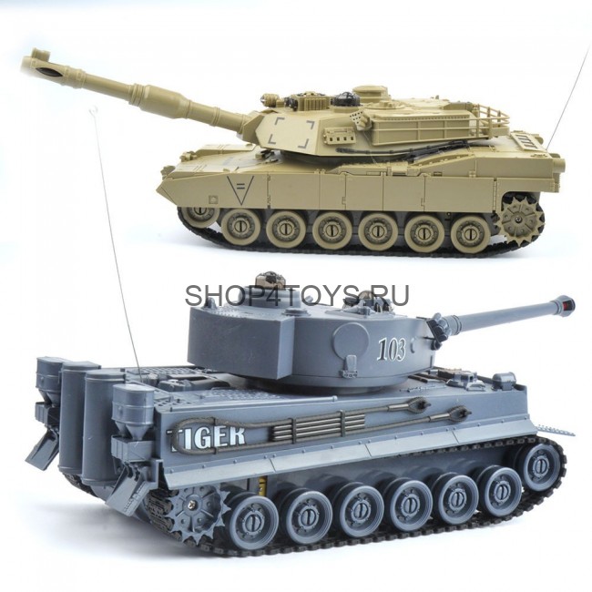 Радиоуправляемый танковый бой TIGER vs Abrams - 99822