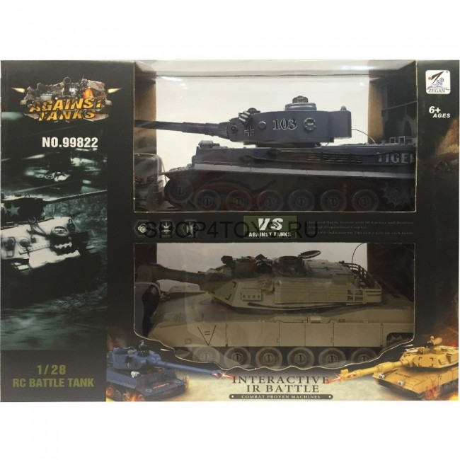 Радиоуправляемый танковый бой TIGER vs Abrams - 99822