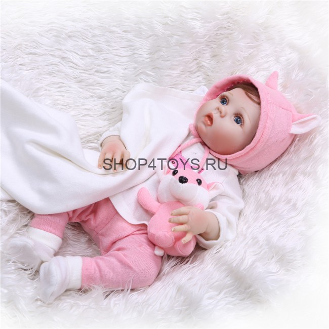 Кукла реборн силиконовая Анечка