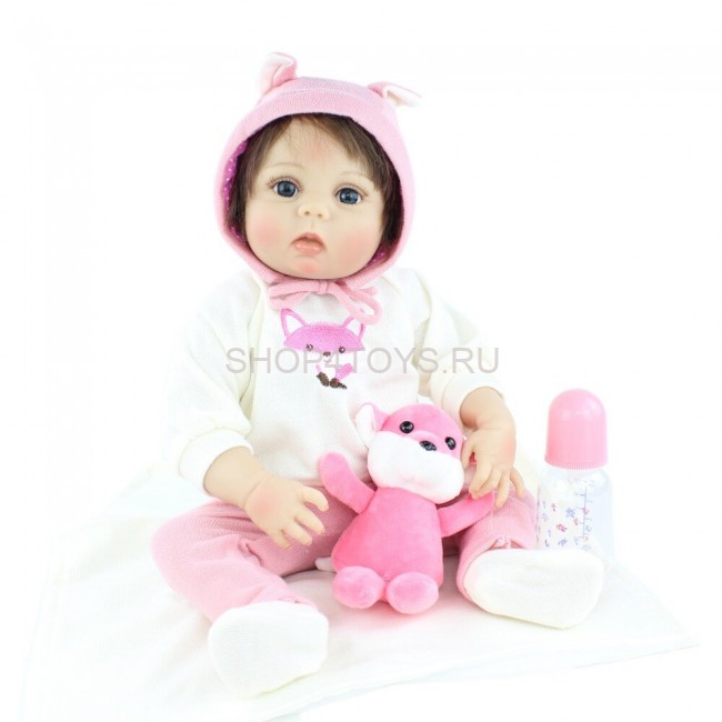 Кукла реборн силиконовая Анечка